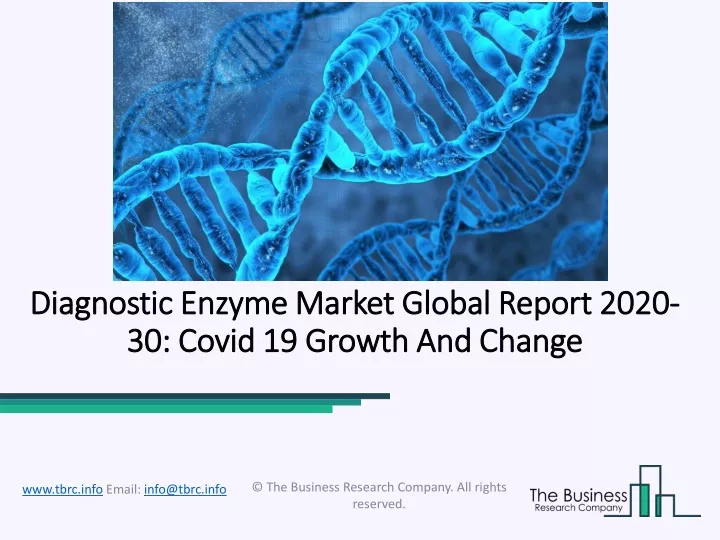 diagnostic enzyme market global report 2020 30 covid 19 growth and change