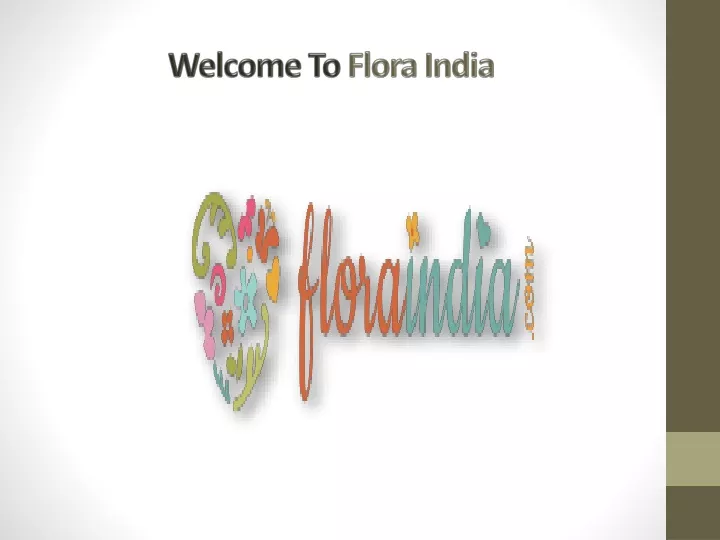 welcome to flora india