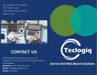 Website and Mobile App Development Company Teclogiq | Business Presentation
