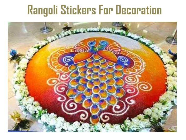 rangoli stickers for decoration