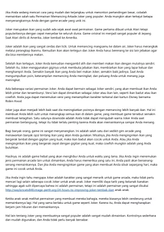 5 Real-Life Lessons About joker tembak ikan