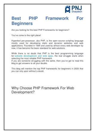 best beginners