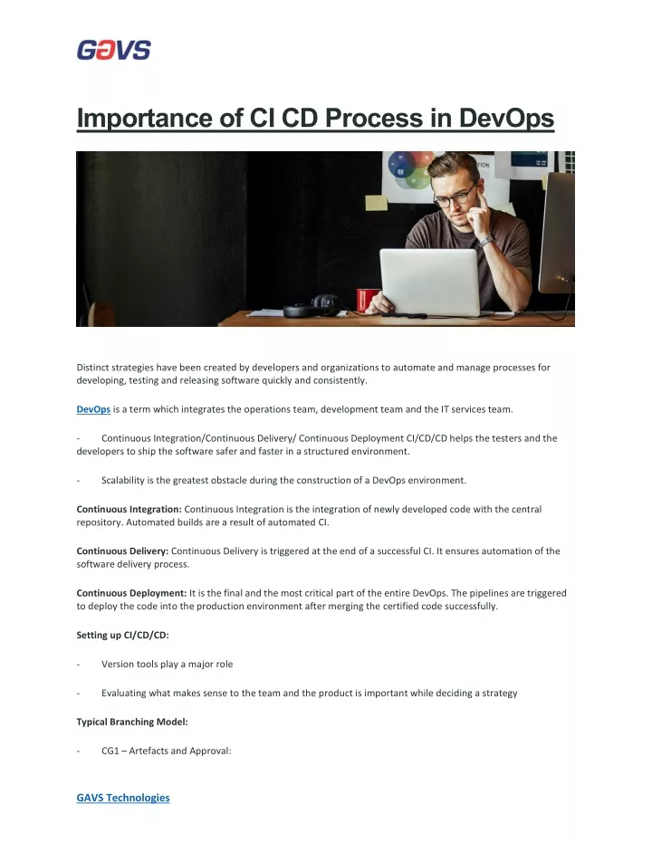 importance of ci cd process in devops