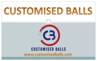 customised balls