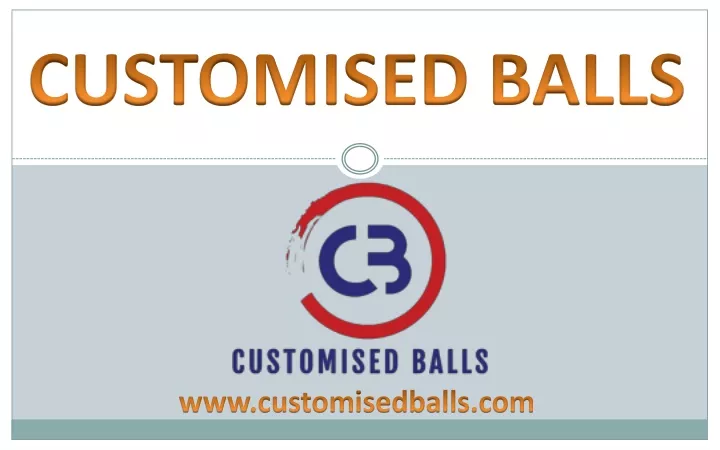 customised balls