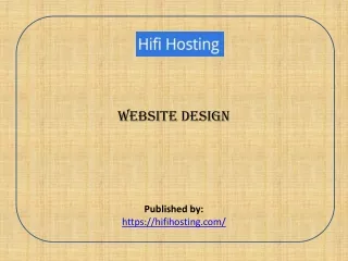 website design published by https hifihosting com