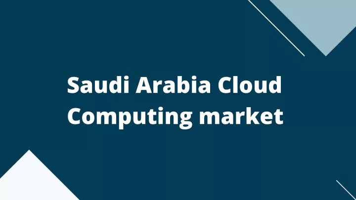 saudi arabia cloud computing market