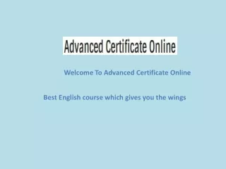 Best English course which gives you the wings