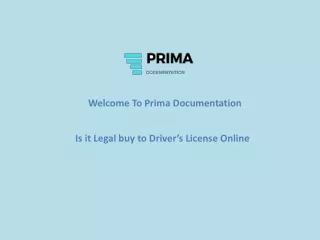Is it Legal buy to Driver’s License Online