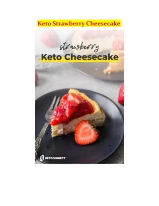 keto strawberry cheesecake