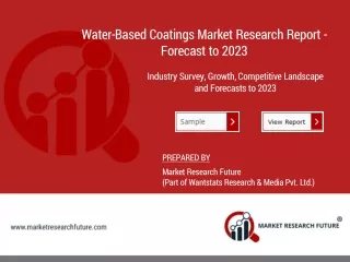 water based coatings market research report