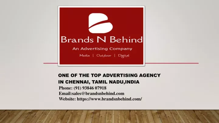 one of the top advertising agency in chennai tamil nadu india