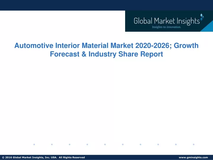 automotive interior material market 2020 2026