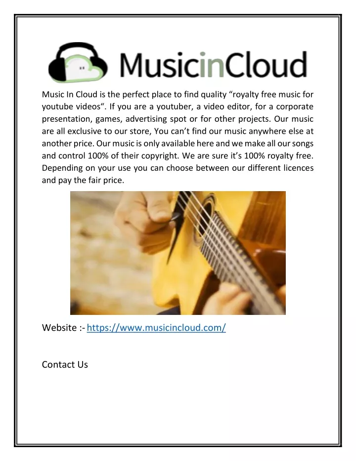 music in cloud is the perfect place to find