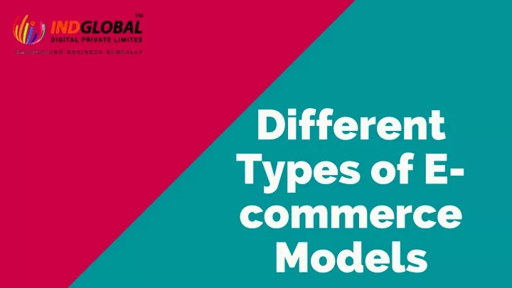 different types of e commerce models