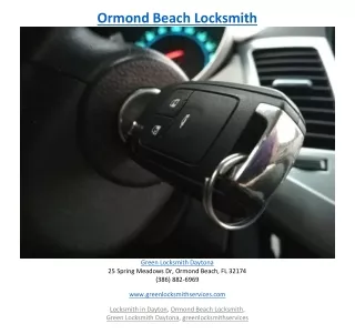 ormond beach locksmith
