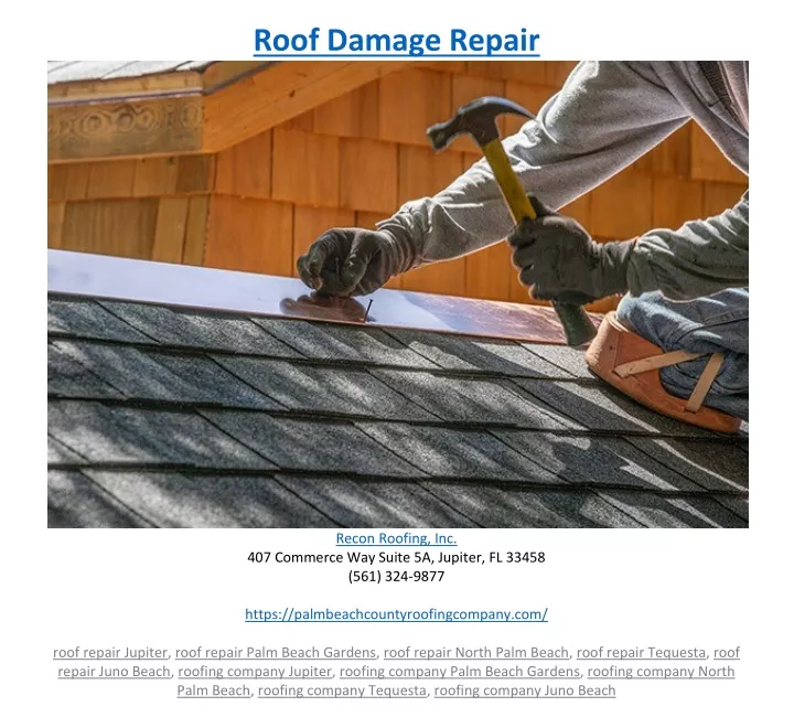 roof damage repair