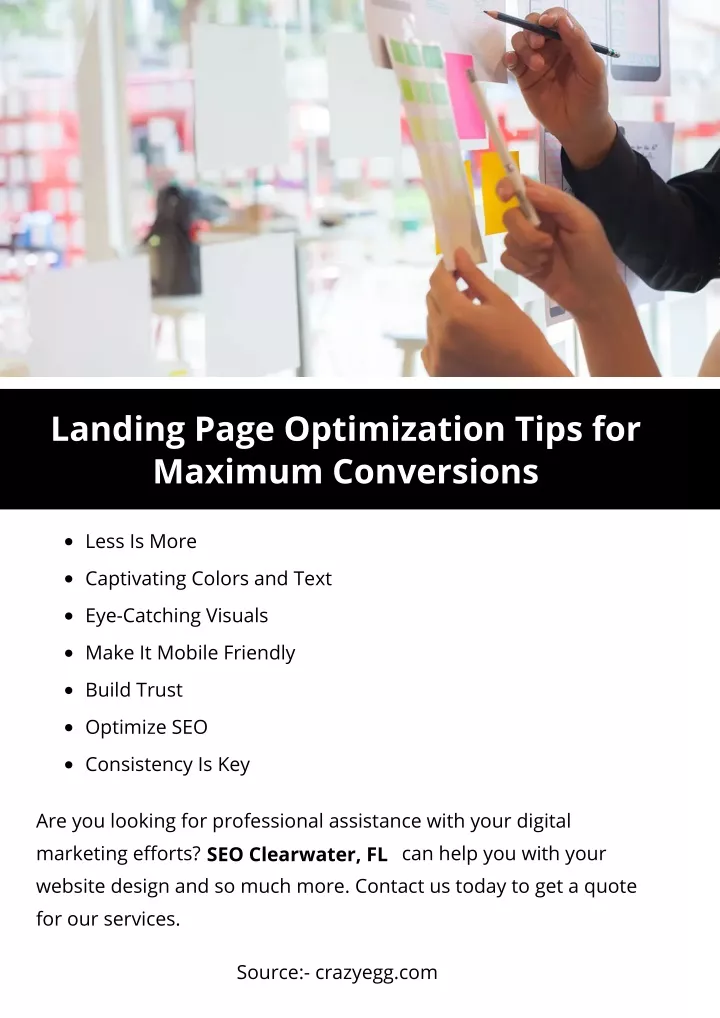 landing page optimization tips for maximum