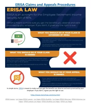 erisa claims and appeals procedures