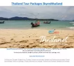 Thailand Tour Packages Skyredthailand - slide 1
