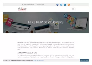 php web development company