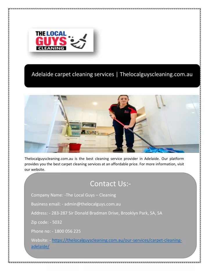 adelaide carpet cleaning services