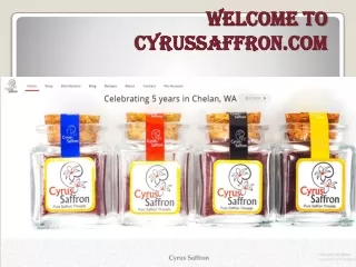 Buy organic saffron online