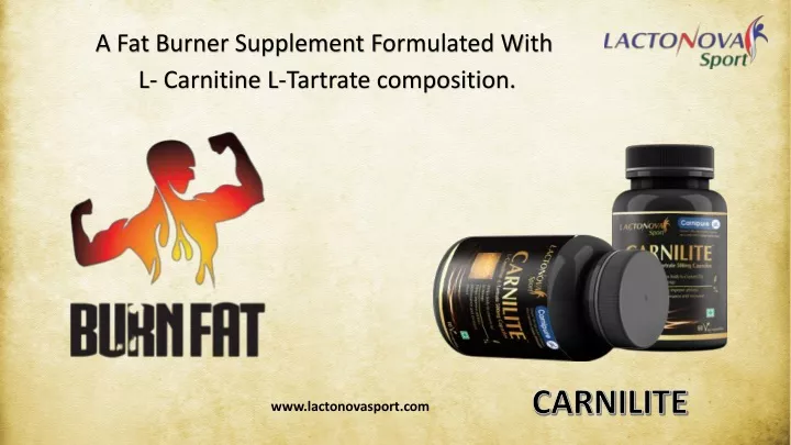 a f at b urner s upplement f ormulated w ith l carnitine l tartrate composition