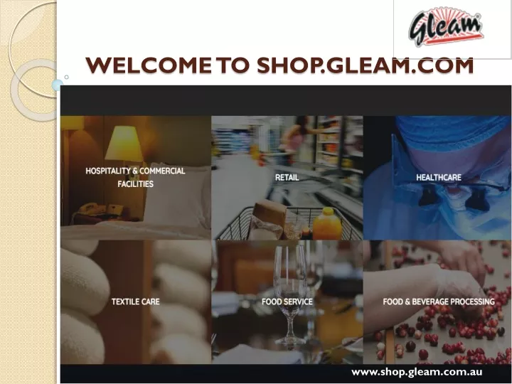 welcome to shop gleam com
