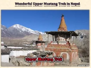 Wonderful Upper Mustang Trek in Nepal