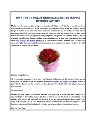 top top 4 4 tips