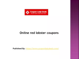 Online red lobster coupons
