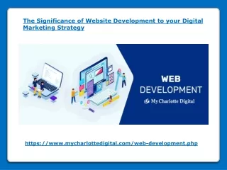 the significance of website development to your
