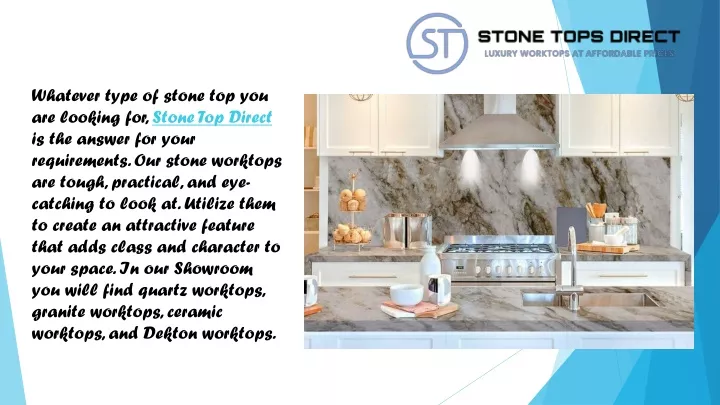 whatever type of stone top you are looking