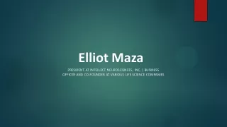 elliot maza