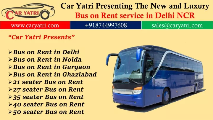 car yatri presenting the new and luxury