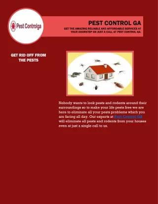 pest control ga get the amazing reliable