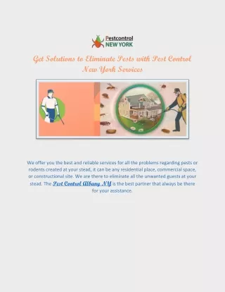 get solutions to eliminate pests with pest
