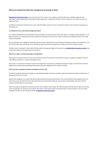 what you should know about the management