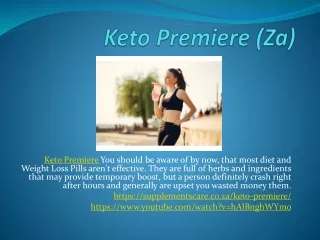 Keto Premiere (Za) - Maintenance Of The Cholesterol Levels