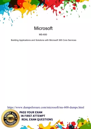MS-600 Exam Questions PDF - Microsoft MS-600 Top dumps