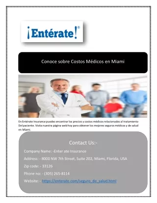 conoce sobre costos m dicos en miami