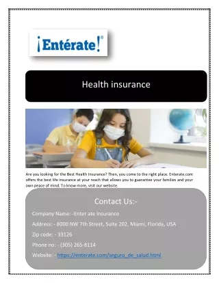 health insurance