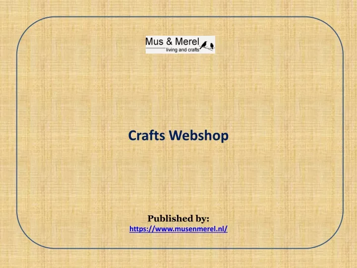 crafts webshop published by https www musenmerel nl