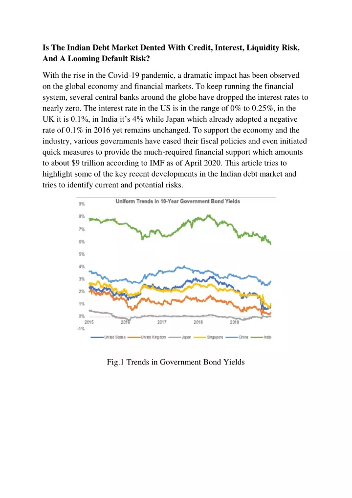 is the indian debt market dented with credit