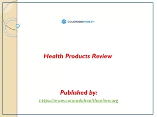 Health Products Review