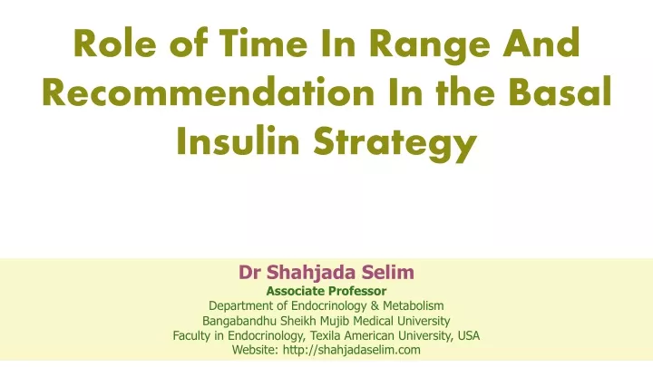 role of time in range and recommendation