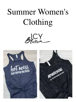 Summer Women's Clothing