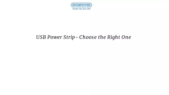 usb power strip choose the right one