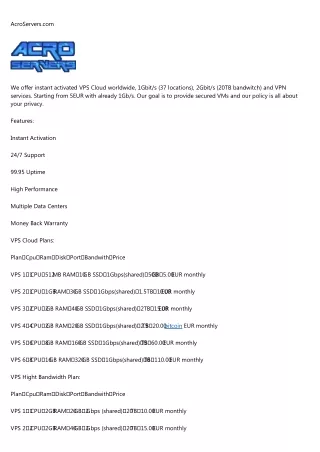 acroservers com